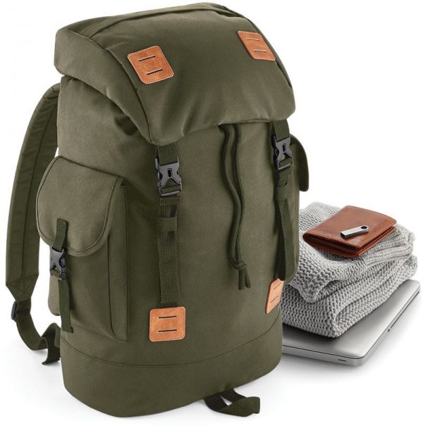BagBase Rucksack “Explorer” Militär Grün