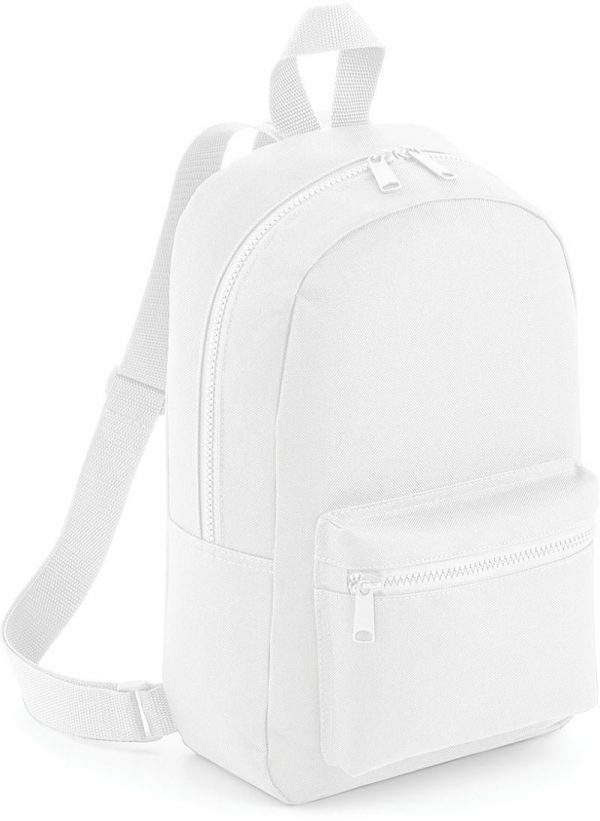 BagBase Mini Rucksack weiß