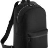 BagBase Mini Rucksack schwarz