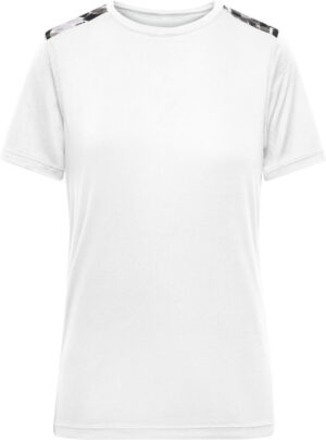 James & Nicholson Damen Sport Shirt Weiß