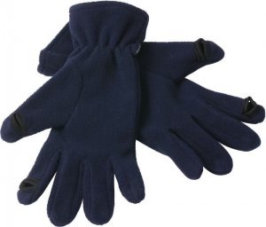 Myrtle Beach Touchscreen Fleece Handschuhe Dunkelblau